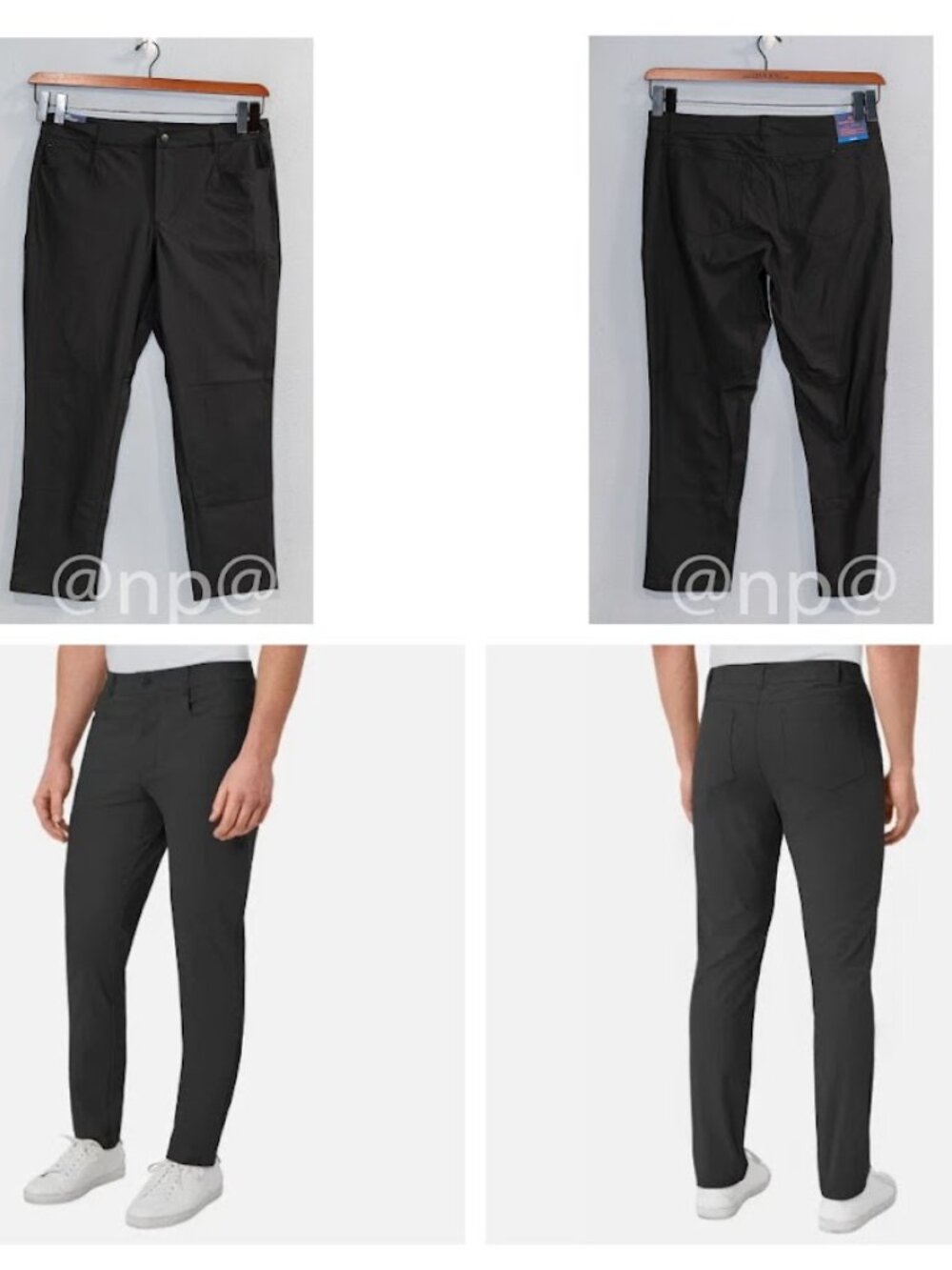 Modern Ambition Men's 5-Pockets Stretch Fabric Pant